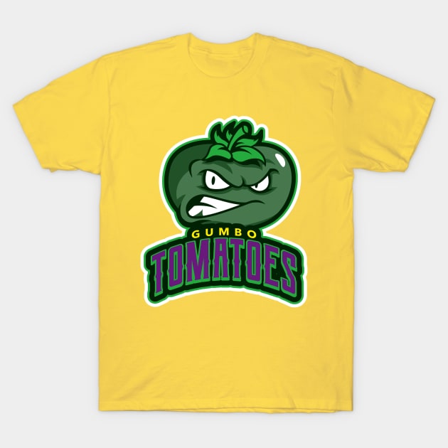 Mardi gras edition Gumbo Tomatoes T-Shirt by CSLShop